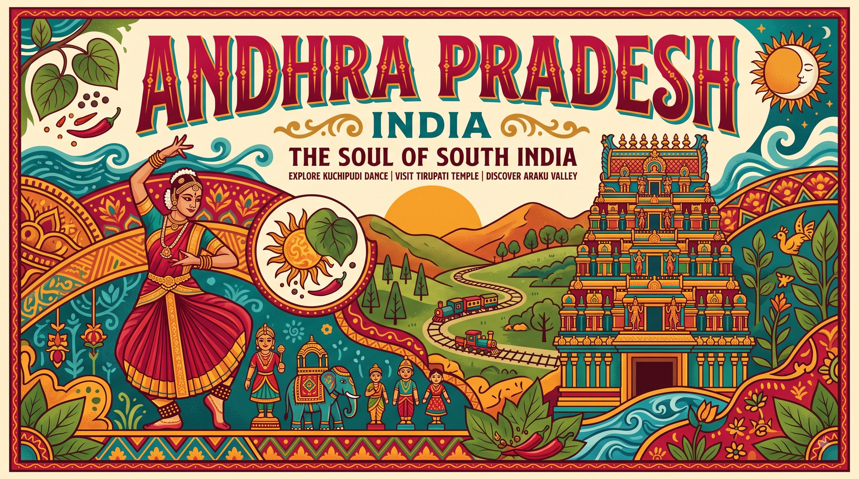 Andhra Pradesh graphic poster