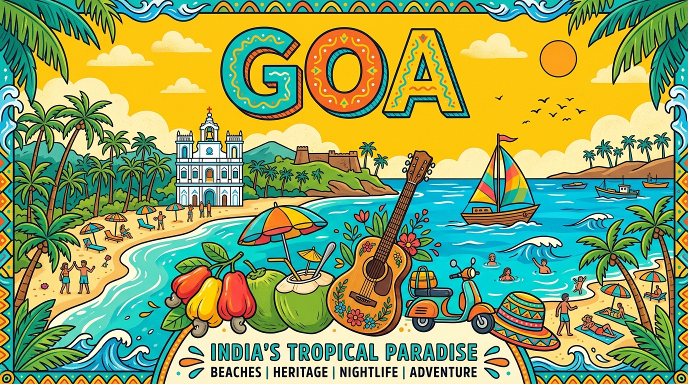 Goa travel poster